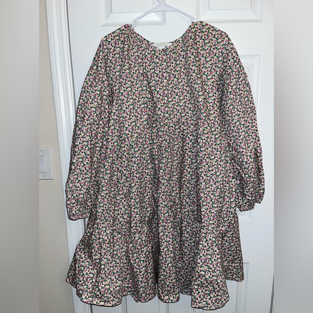 Woman’s Floral Patterned A-line Dress